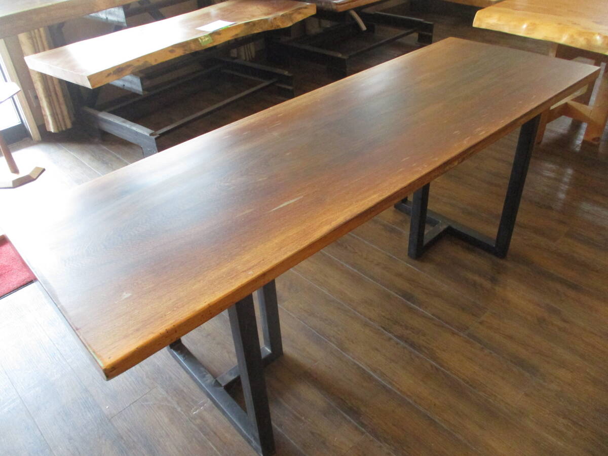 #1531■  ウエンジ 一枚板 無垢 テーブル 板 ローテーブル ダイニング  座卓 天板 カウンター デスク 拍卖