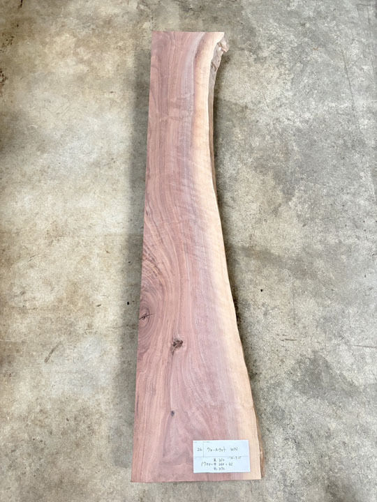 KB-24 ウォールナット 無垢一枚板 天板 テーブル 木工 工芸 看板 DIY千葉県引取可拍卖