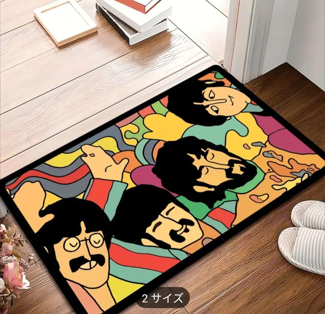 新品 ビートルズ ドアマット 玄関マット ラグ 滑り止めマット 60x40cm拍卖