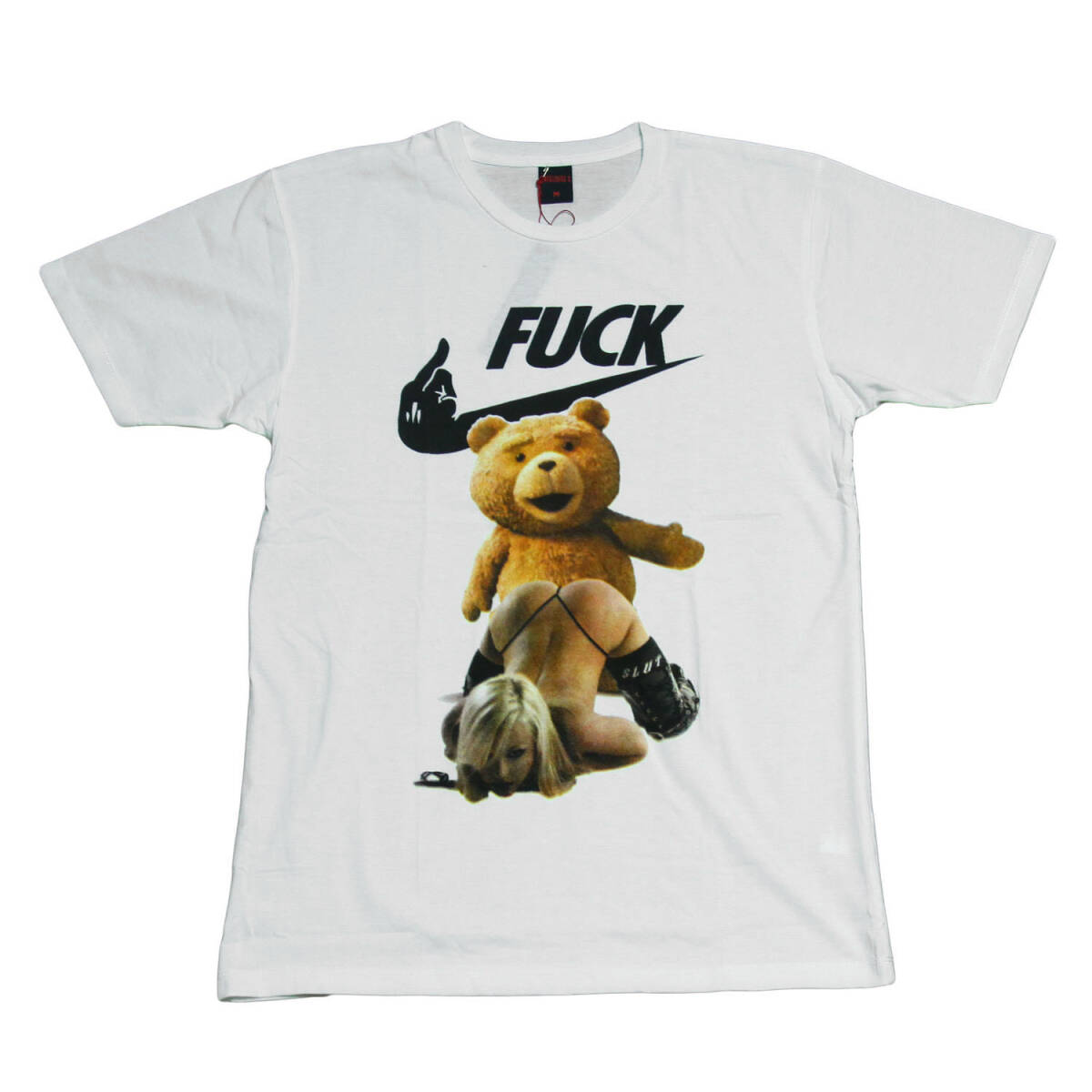 映画Tシャツ テッド TED セクシーガール Hなくまさん FUCK ジョーク ストリート おもしろTシャツ メンズ 半袖★tsr0120-wht-m拍卖