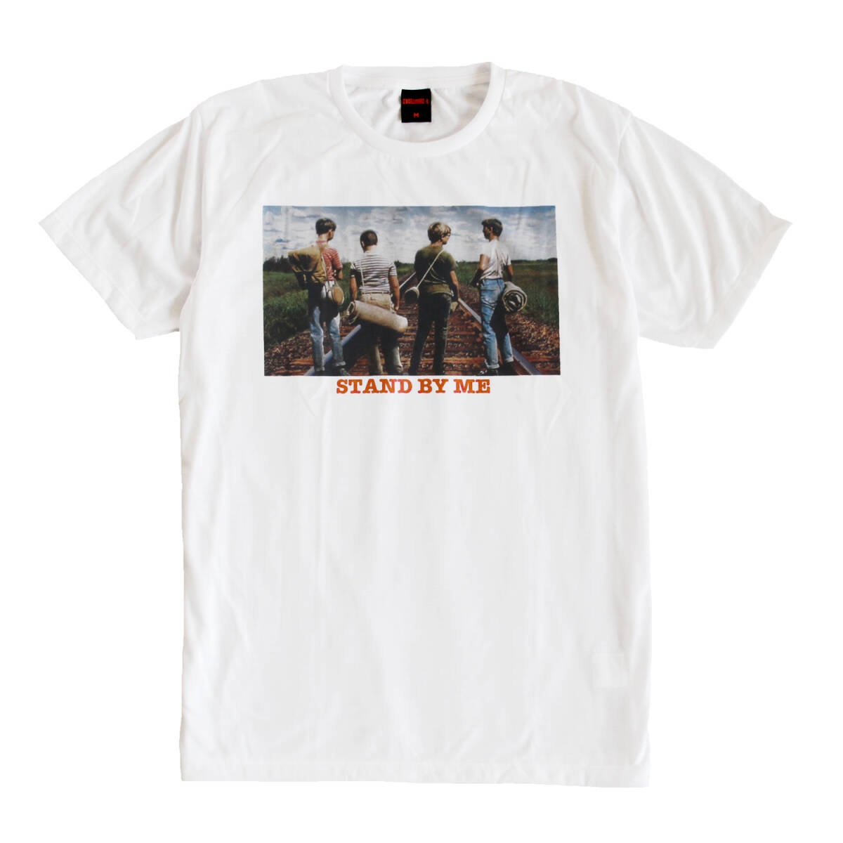 映画Tシャツ スタンドバイミー リバーフェニックス 人気 ストリート系 デザインTシャツ おもしろTシャツ メンズ 半袖★tsr0723-wht-xl拍卖