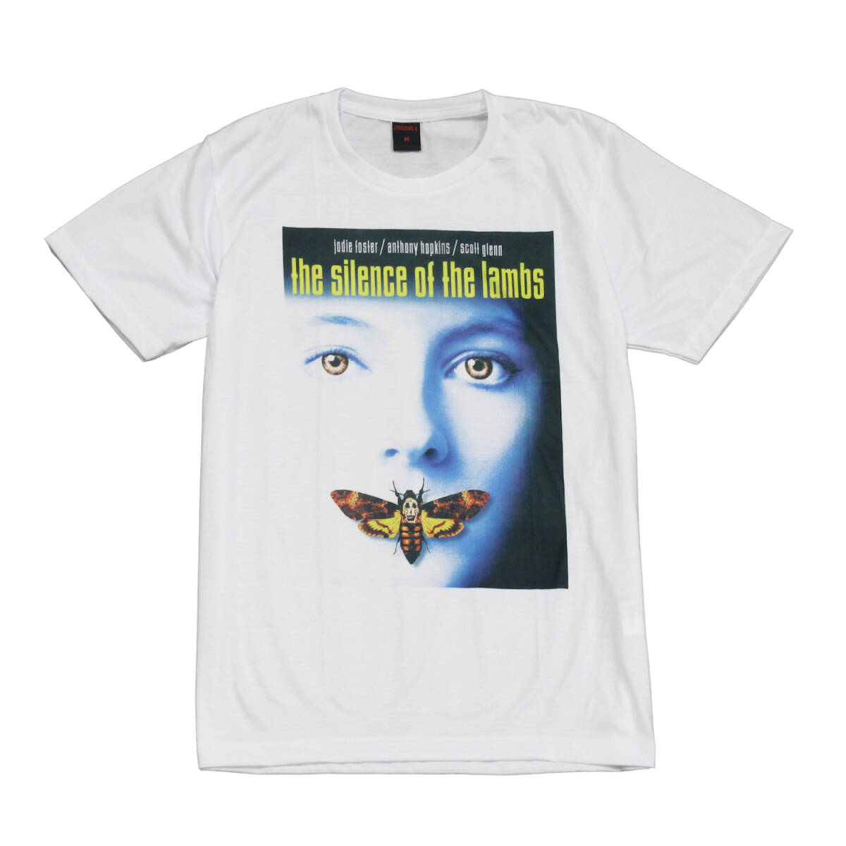 映画 羊たちの沈黙 サイコ ホラー ジョディ・フォスター 殺人鬼 レクター博士 ストリート系 おもしろTシャツ メンズ 半袖★tsr0874-wht-m拍卖
