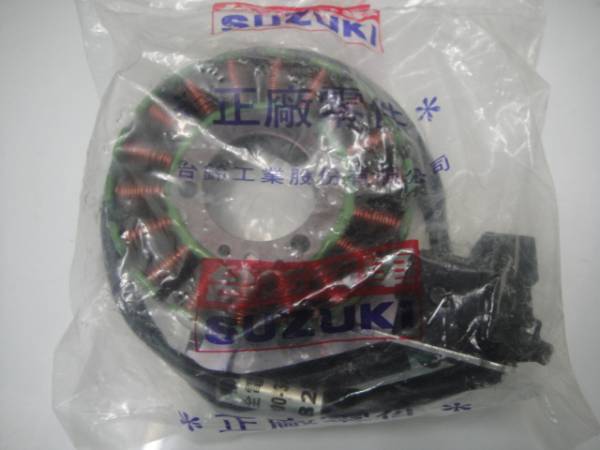 新品★スズキ純正 アドレスV125/S CF4MA ステーターコイル ジェネレーター+クランクシャフトカバー ガスケット 2点セット拍卖