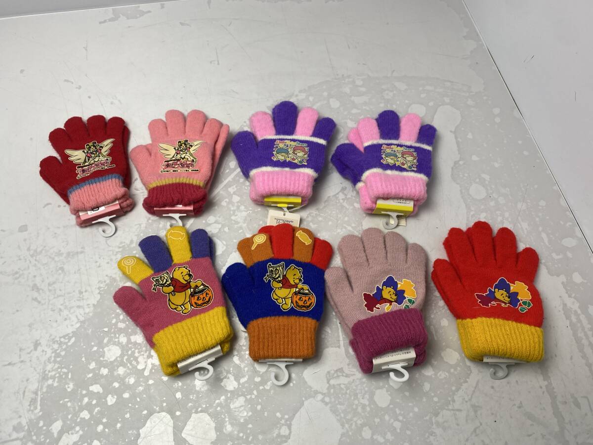 9/23★子供用 当時物★手袋 まとめ売り セーラームーン/キキララ/プーさん 【中古/現状品】拍卖