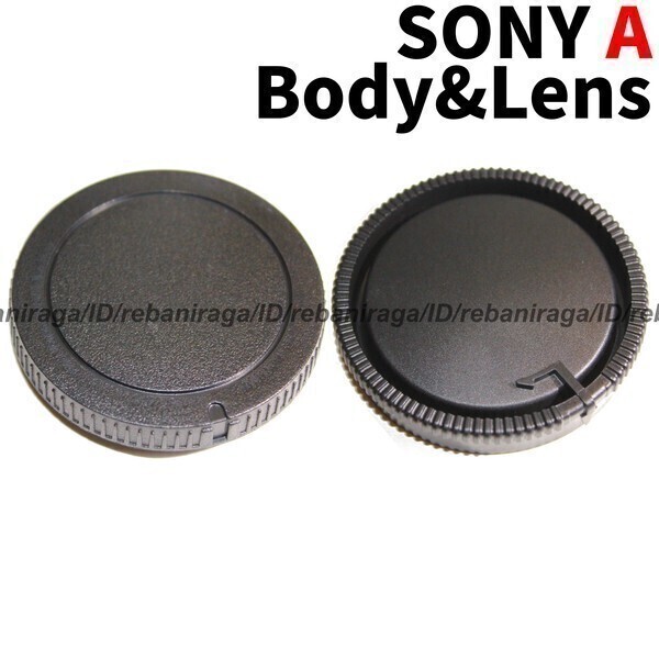 ソニー Aマウント ボディキャップ & レンズリアキャップ 1 ミノルタ SONY MINOLTA A α レンズキャップ ALC-B55 キャップ ALC-R55 互換品拍卖