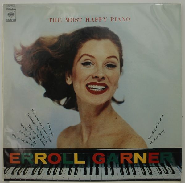 U292 美盤 LP Erroll Garner/エロール・ガーナー The Most Happy Piano/ザ・モースト・ハッピー・ピアノ CBS/Sony 20AP 1492拍卖