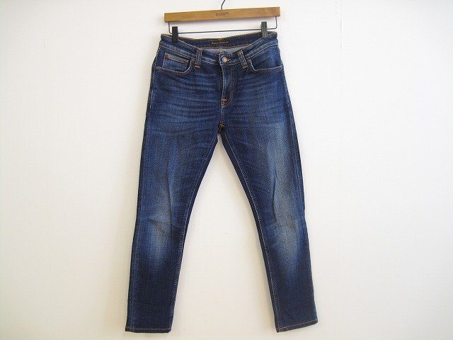 Nudie Jeans / ヌーディ・ジーンズ Used加工 スキニー デニムパンツ ジーンズ メンズ サイズ : W30 L32 ブルー拍卖
