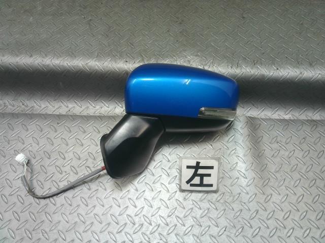 マツダ(MAZDA)※同梱不可※フレア MJ55S 左サイドミラー 左ドアミラー カラー ZWY 品番 1A12-69-100 電動格納 ウィンカー付 7P拍卖