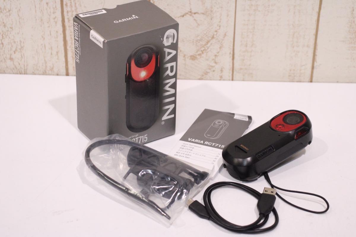 ★GARMIN ガーミン VARIA RCT715 USB充電式 カメラつきリアライト 極上品拍卖