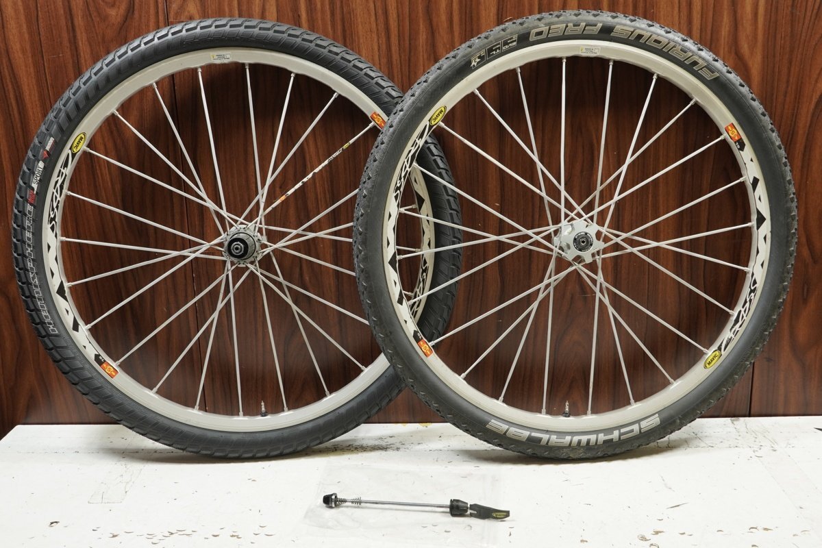 ○MAVIC マビック CROSS MAX SL LEFTY DISC 26インチ シマノフリー 10s対応 クリンチャー チューブレス MTB ホイールセット拍卖