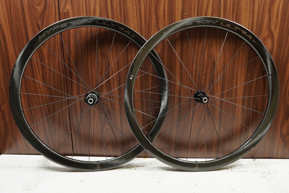 ○Campagnolo カンパニョーロ HYPERON ULTRA DB シマノフリー 11/12s対応 クリンチャー チューブレス カーボンホイールセット 美品拍卖