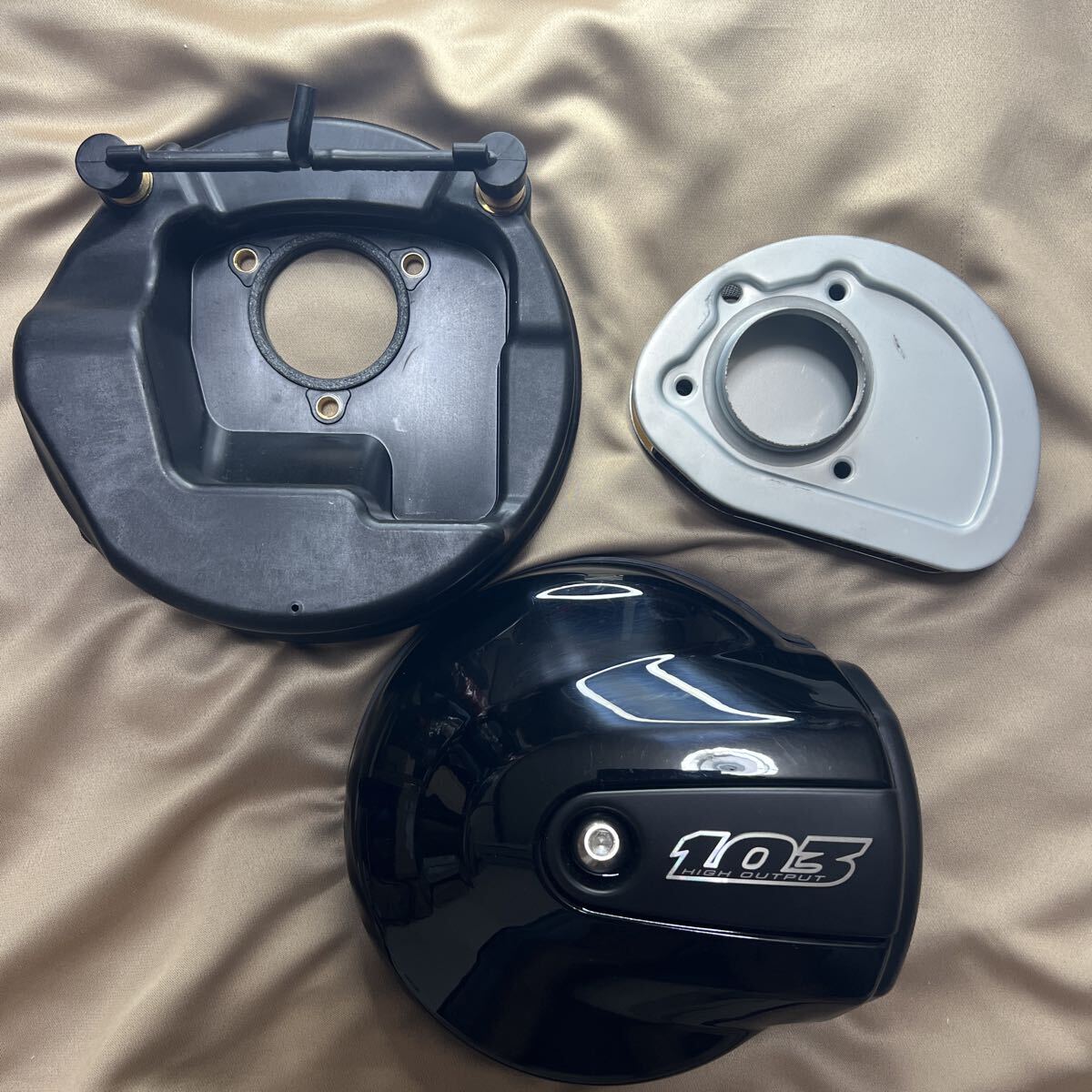 美中古ハーレーツインカムソフテイルツーリングエアクリーナーケース拍卖