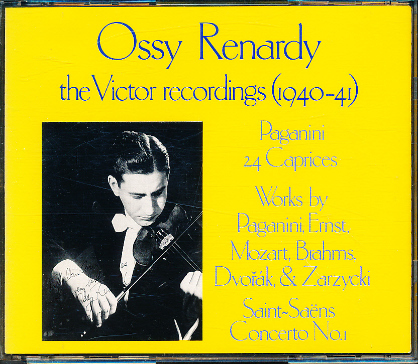Biddulph オシー・レナルディ the Victor recordings (1940-41) 2CD パガニーニ カプリース 他拍卖