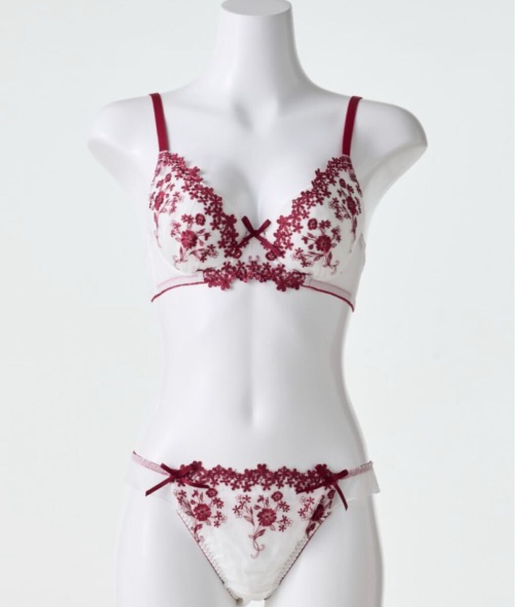 ブラジャー ショーツセット 「ノンワイヤーみたいな着け心地」ドルチェフィオラ C65M ホワイト系【送料無料】拍卖