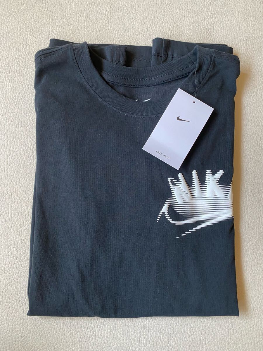 ナイキ Tシャツ 半袖 メンズ DF BRAND READ 機能Tシャツ Lサイズ ブラック【送料無料】拍卖