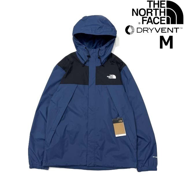 売切り【正規新品】THE NORTH FACE◆ANTORA JACKET マウンテンパーカー US限定 DRYVENT 防水 高機能 撥水 アウトドア(M)青 黒 180915-55拍卖