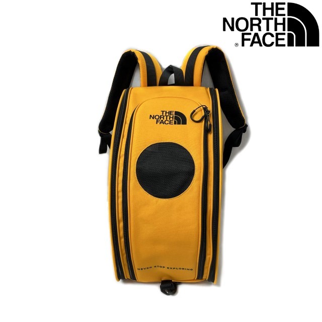 売切り【正規新品】THE NORTH FACE◆TNF PET CARRIER リュック バッグ US限定 ペット 犬 ネコ メッシュ 折り畳み(ONE SIZE)黄 180623-63拍卖