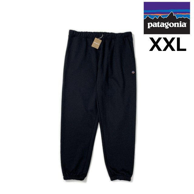 売切り【正規新品】patagonia パタゴニア◆FITZ ROY ICON UPRISAL SWEATPANTS ジョガーパンツ US購入 ロゴ刺繍 レジャー(XXL)黒190124-5032拍卖