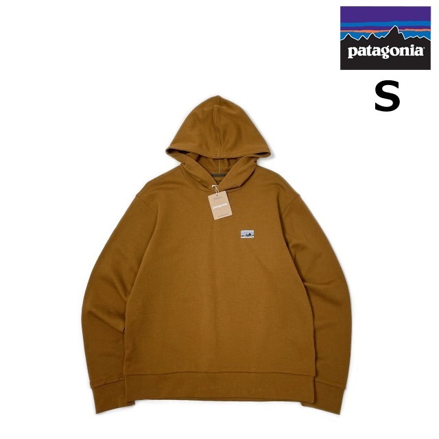 売切り【正規新品】patagonia パタゴニア◆DAILY HOODY SWEATSHIRT パーカー US購入 オーガニックコットン ロゴパッチ(S)茶 190124-6734拍卖
