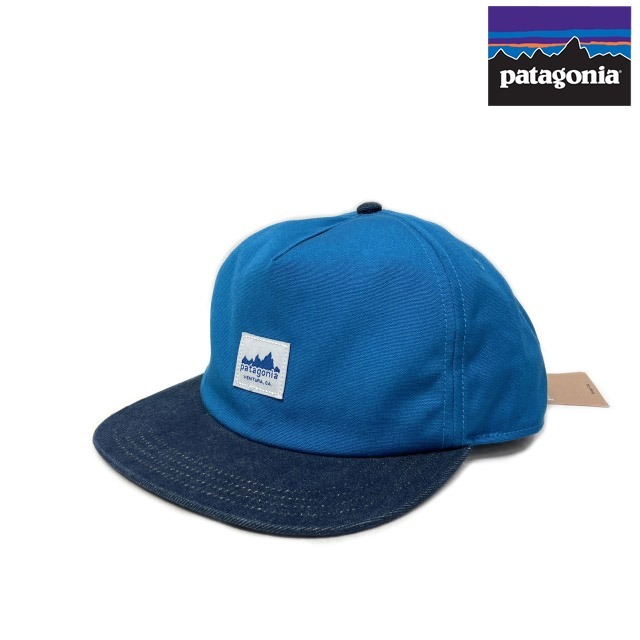 売切り【正規新品】patagonia パタゴニア◆RANGE CAP 帽子 キャップ US購入 オーガニックコットン レジャー(ONE SIZE)青 190124-1554拍卖