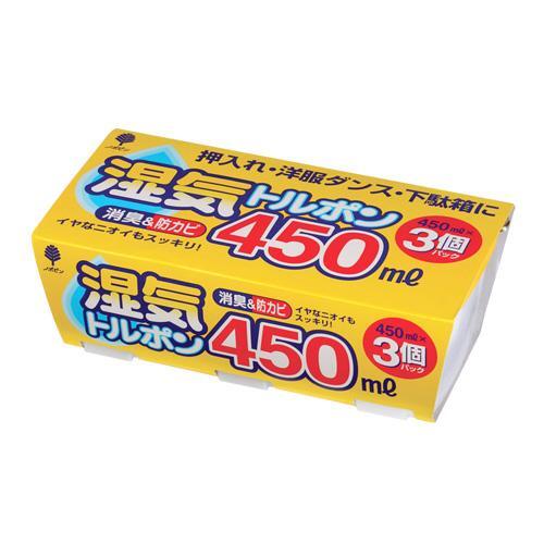 【12点セット】 除湿剤(消臭・防カビ) 湿気トルポン450ml(3個入) 日本製 sangost拍卖