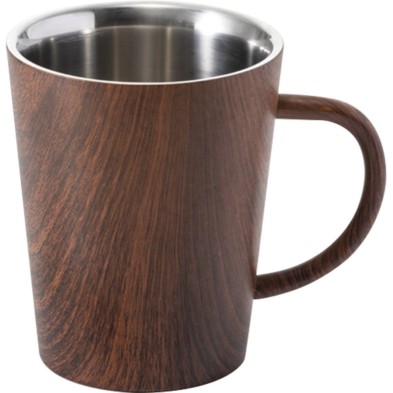 ウッドデザイン 二重構造マグ1P 360mL WD-2052AW 【単品】拍卖