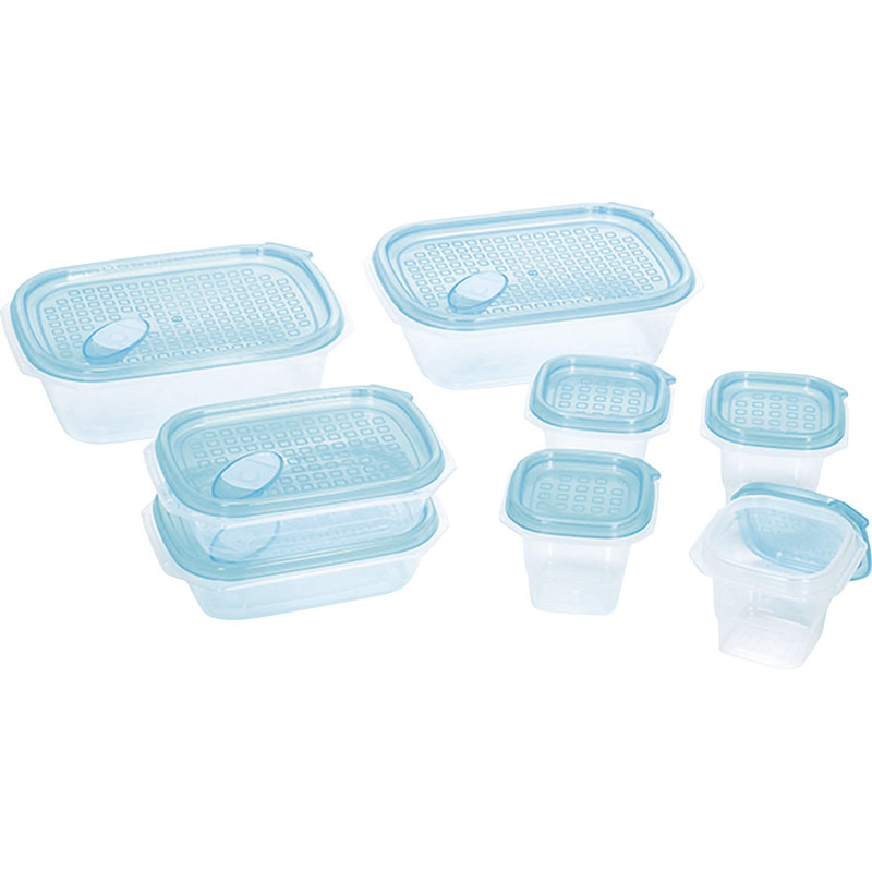 クリアブルーコンテナ ワンタッチ 8PCS CB-8PC 【単品】拍卖