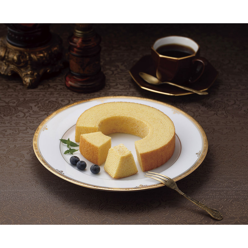 フレンチの鉄人 坂井宏行のこだわり洋菓子 バームクーヘン190g 6385 【単品】拍卖