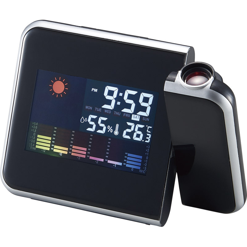 プロジェクター機能付ウェザークロック 6186-23 【単品】拍卖