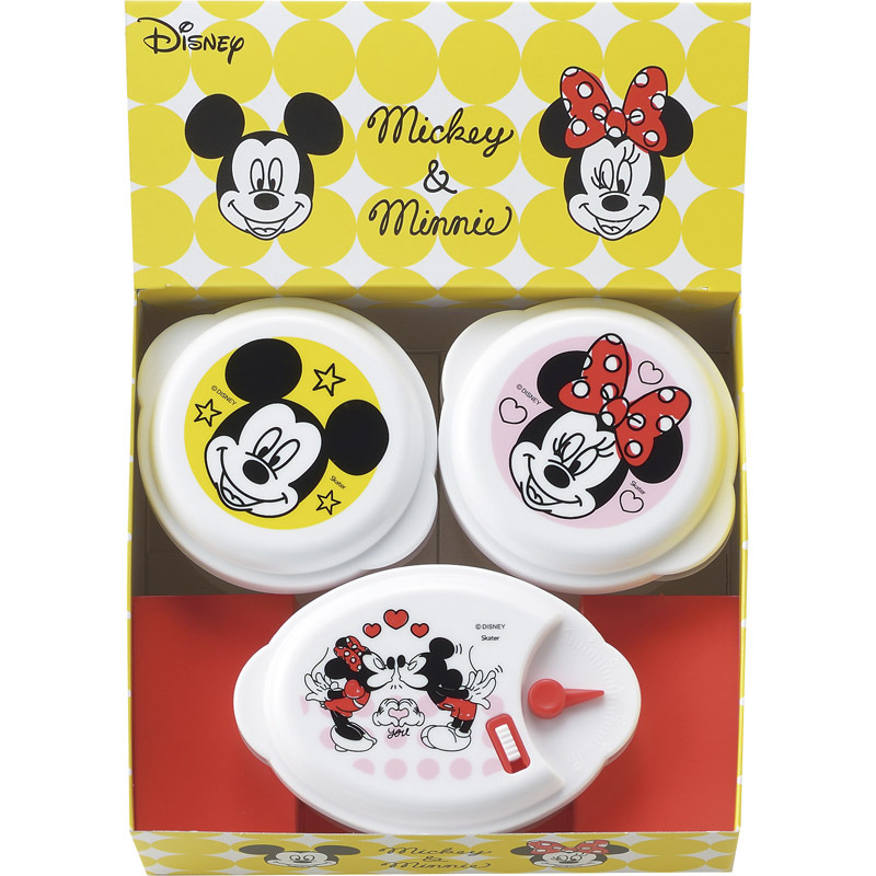 ミッキー&ミニー ポップトーン 電子レンジ容器3pc MM-107 【単品】拍卖