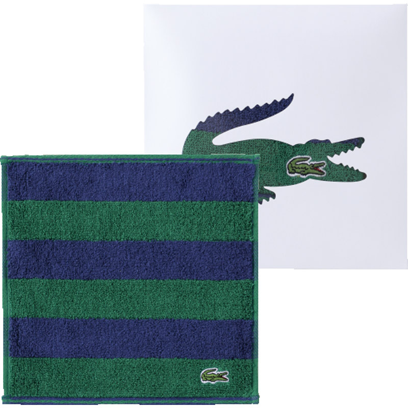 ラコステ Lペルマナント タオルハンカチ1P グリーン LV7099Z 【単品】拍卖