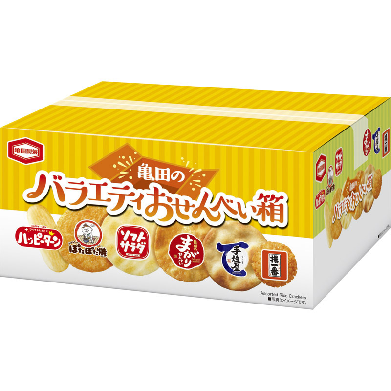 亀田製菓 142g亀田のバラエティおせんべい箱 10111 【単品】拍卖