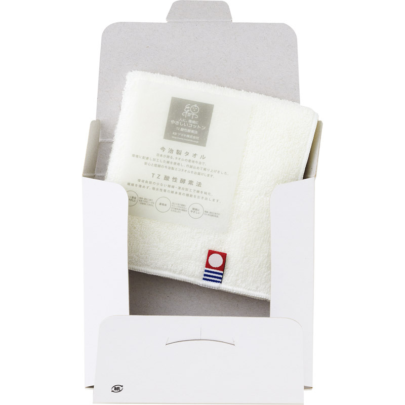 今治 エコナチュール タオルハンカチ1P ホワイト E-31515 【単品】拍卖
