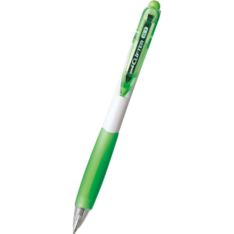 三菱 クリフター 油性ボールペン 白黄緑 SN-118-07NW.5 【単品】拍卖