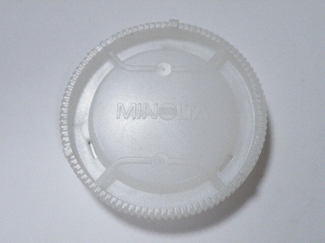 ◎ MINOLTA ミノルタ 純正 α用 レンズ リアキャップ (白)拍卖