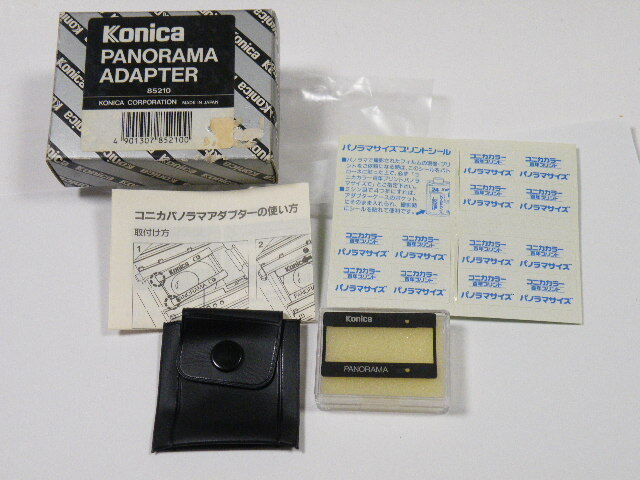 ◎ Konica コニカ パノラマアダプター ケース、説明書付 BIG MINI BM310Z、Z-up 28W、Z-up 80 など用拍卖