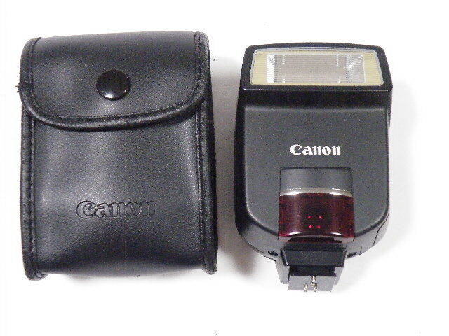 ◎ Canon SPEEDLITE 220EX キヤノン スピードライト 220EX ストロボ ケース付 発光確認済拍卖