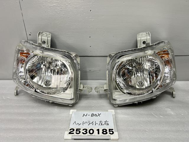 N-BOX JF2 ヘッドライト 純正 ハロゲン 左右セット 程度まあまあ 取付部OK JF1 G Lパッケージ 4WD NH624P 33100-TY0-003 S3 016593拍卖