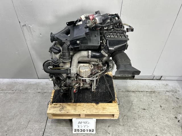 AZワゴン MJ21S エンジン K6AT ターボ 実働車外し 59244km CPU付 MH21S MH22S ワゴンR RR-DI Z9T 1A26-10-271C 1F 016654拍卖