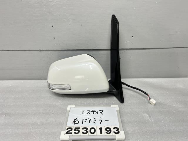 エスティマ ACR50W 右ドアミラー 7ピン ウインカー付 50 中期 2型 GSR アエラス レザーパッケージ 7人 070 87910-28A20 A4 016664拍卖