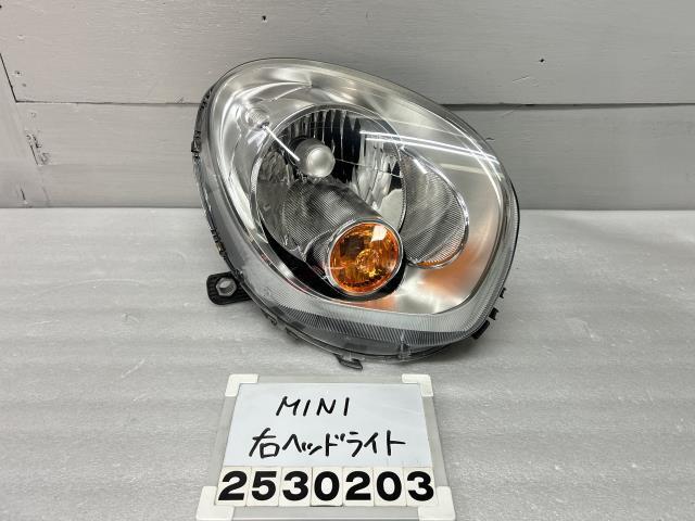 BMW ミニ ZA16 右ヘッドライト 純正 ハロゲン パッと見きれい R60 クーパー クロスオーバー B11 U-5 016716拍卖