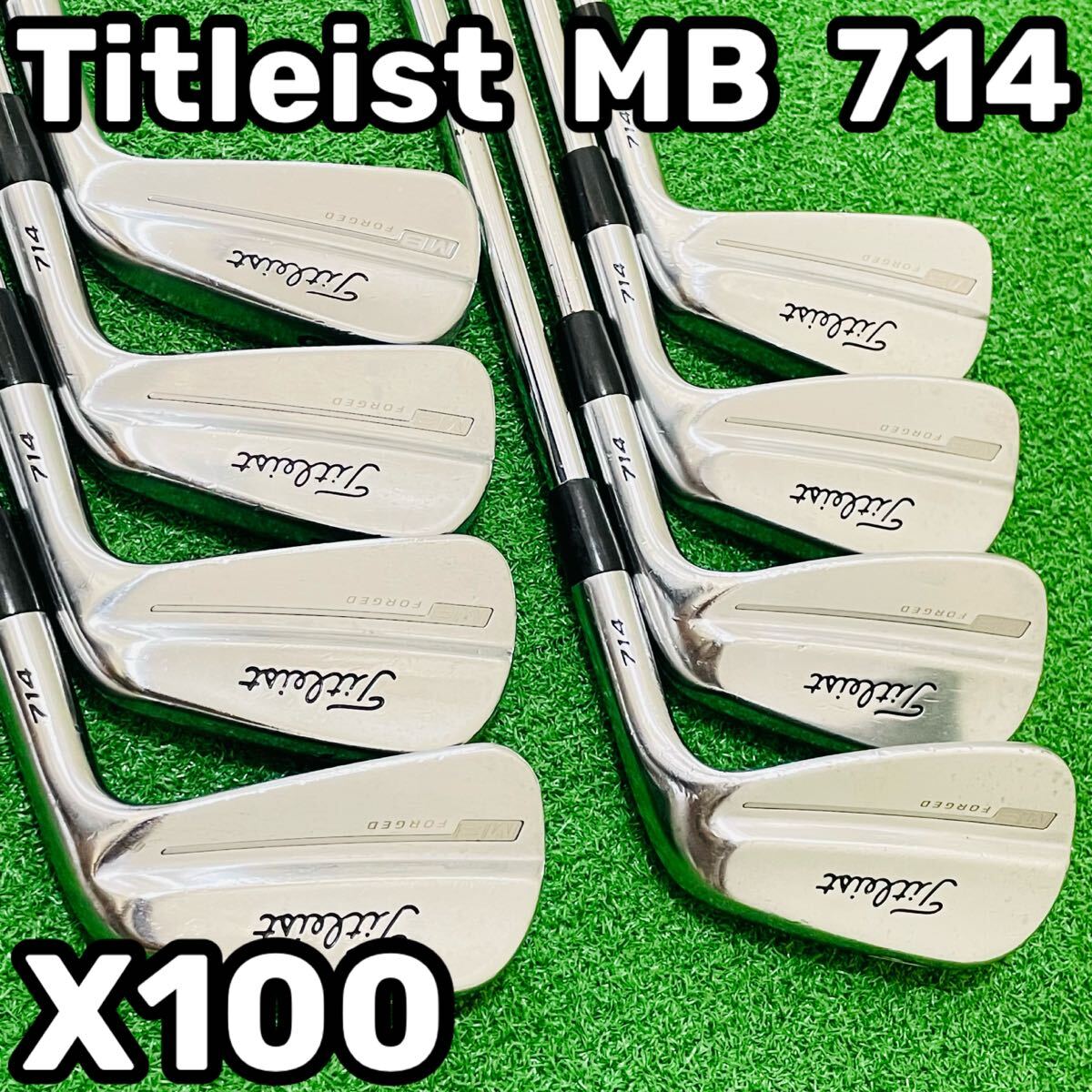 9070 Titleist MB714 タイトリスト メンズ 右利き アイアン8本セット Dynamic Gold ダイナミックゴールド DG X100 3.4.5.6.7.8.9.P拍卖