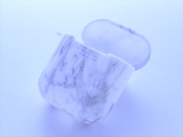Airpods シリコン製 ソフトケースカバー 大理石柄 充電可能 エアポッド apple アップル Lightning拍卖