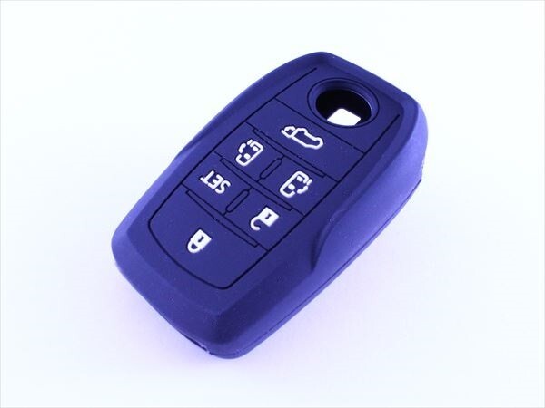 トヨタ(TOYOTA) シリコン スマートキーカバー ブラック アルファード/ベルファイアなど キーケース拍卖