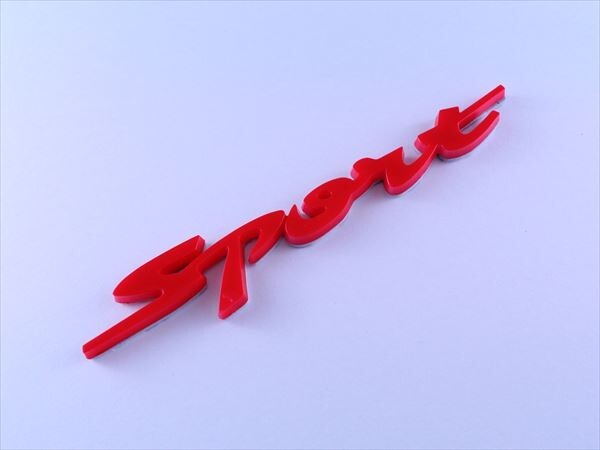 Sport スポーツ エンブレム レッド 筆記体 汎用 スイフトなど拍卖