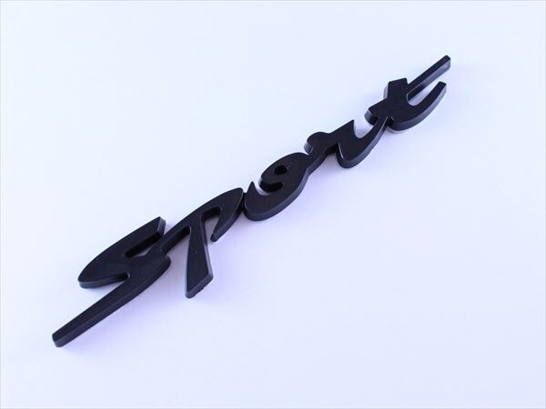Sport スポーツ エンブレム ブラック 筆記体 汎用 スイフトなど拍卖