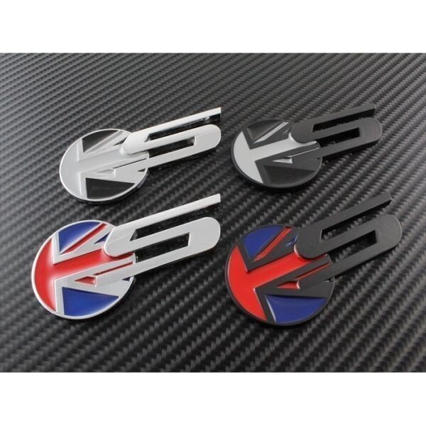 Sロゴ エンブレム ユニオンジャック クロームメッキ×ブラックユニオンジャック BMW MINI ミニ などに最適 ミニクーパー COOPER S拍卖