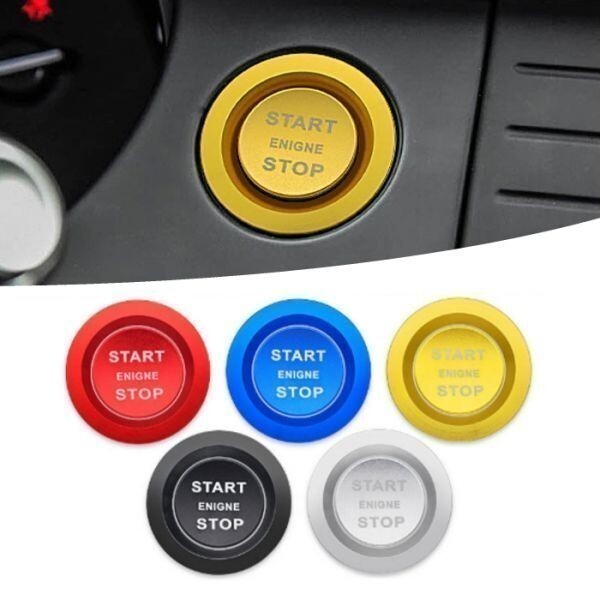 LAND ROVER ランドローバー エンジン スタートボタン リング ブルー スターター プッシュ スタート ストップ拍卖