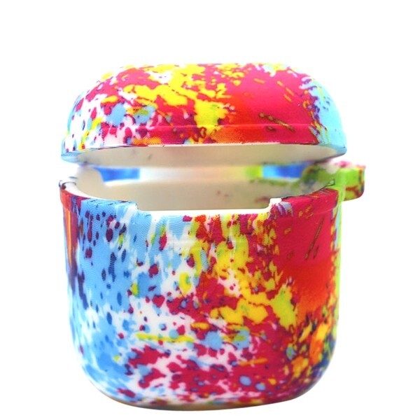 Airpods シリコン製 ソフトケースカバー ペンキペイント 充電可能 エアポッド apple アップル Lightning拍卖