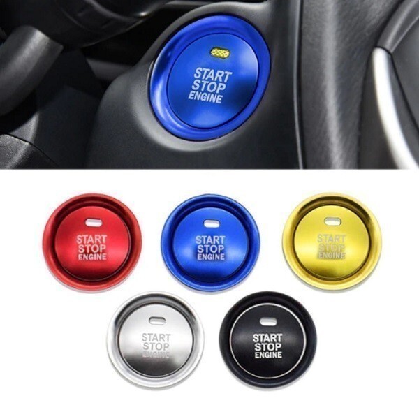 MAZDA マツダ エンジン スタートボタン リング ブラック スターター ボタン プッシュ スタート ストップ エンブレム拍卖